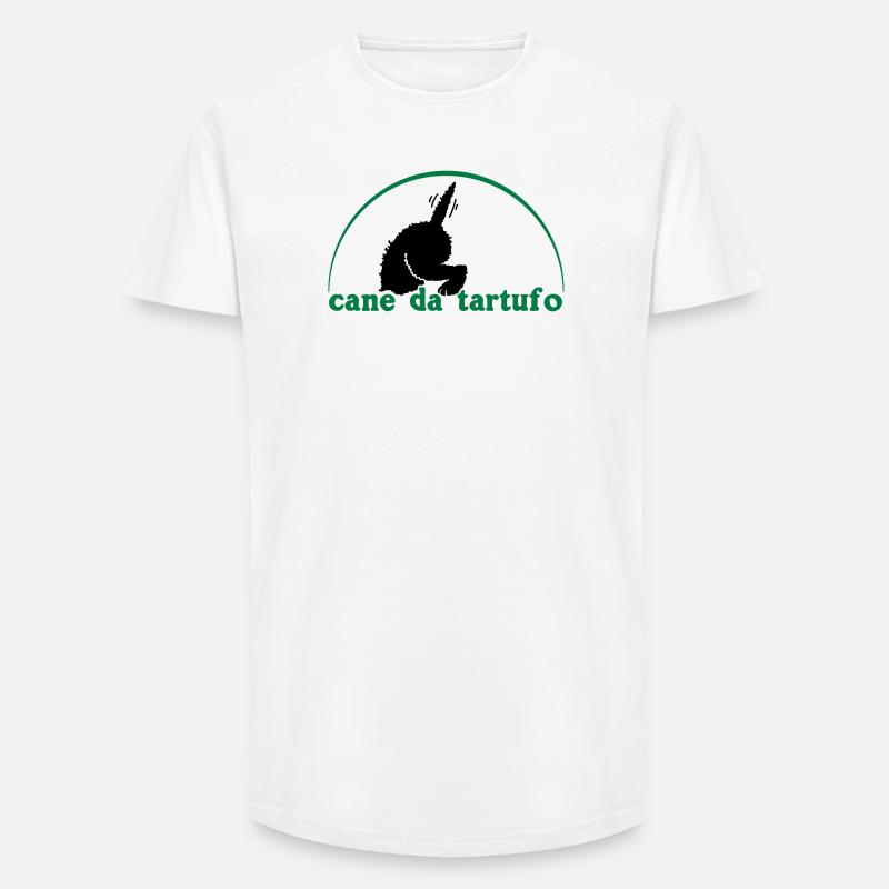 Trüffel6 2 - Long Fit Männer T-Shirt - Weiß