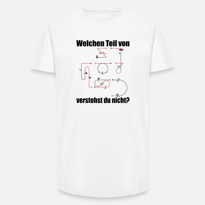 Aresti Symbole Kunstflug Programm Modellpilot - Long Fit Männer T-Shirt - Weiß