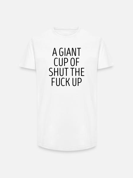 Lustiger sarkastischer Slogan - Long Fit Männer T-Shirt - Weiß