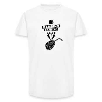Cadeau humour OSS 117 - parodie film culte SCEP - T-shirt coupe longue homme - blanc - Devant - AI Model Male 185 light (185cm)