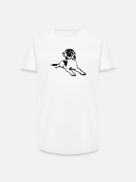 Münsterländer - Long Fit Men's T-Shirt - white