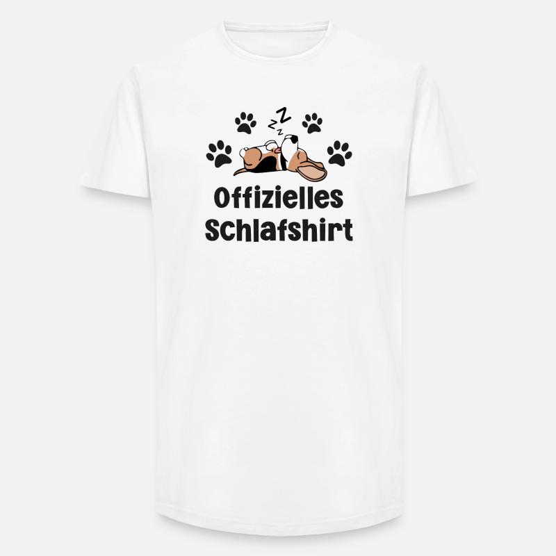 Hund Beagle - Long Fit Männer T-Shirt - Weiß