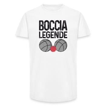 Joueur de boccia Boccia Legend Balls Boccia - T-shirt coupe longue homme - blanc - Devant - AI Model Male 185 light (185cm)