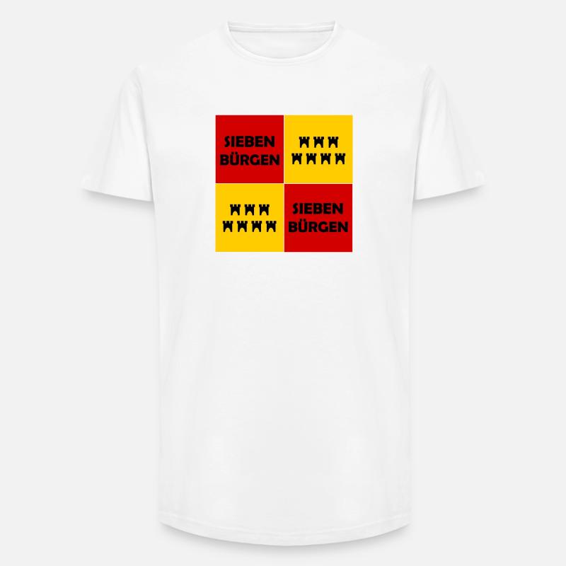 Der Siebenbürger - Long Fit Männer T-Shirt - Weiß