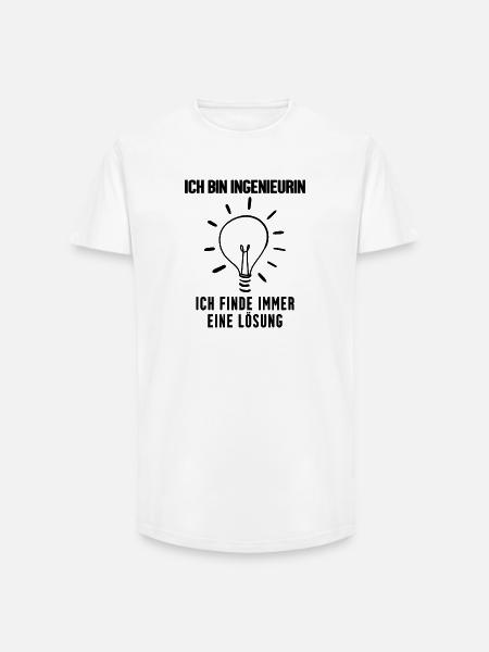 Ingenieurin Beruf Ausbildung - Long Fit Männer T-Shirt - Weiß