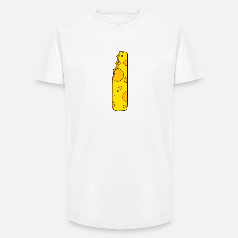 Buchstabe I - Long Fit Männer T-Shirt - Weiß