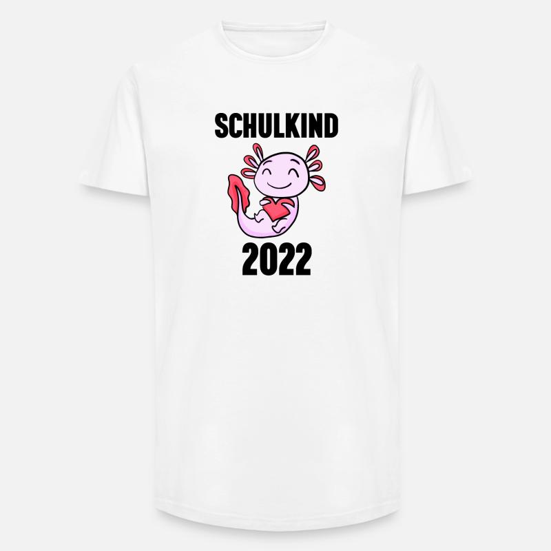 Schuldkind Einschulung 2022 - Long Fit Männer T-Shirt - Weiß