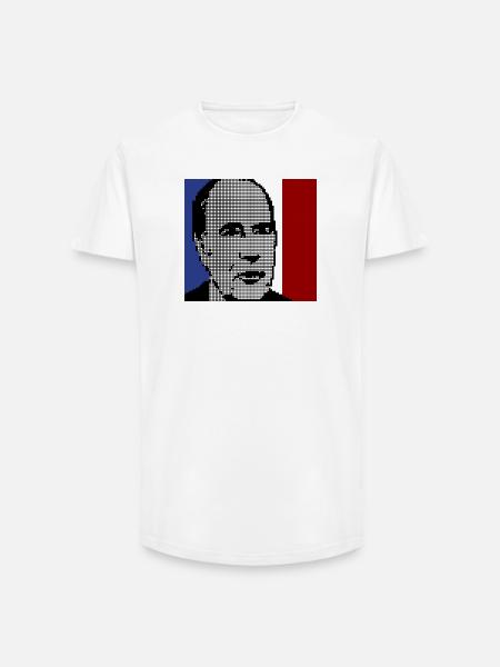 Mitterrand 1981 - T-shirt coupe longue homme - blanc