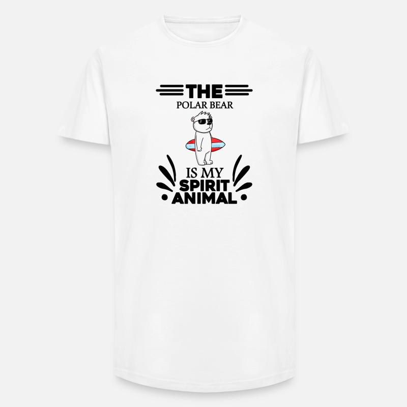 Polar Bear Polar Bear Bear - Long Fit Men's T-Shirt - white