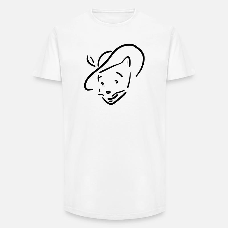 Der gestiefelte Kater - Long Fit Männer T-Shirt - Weiß