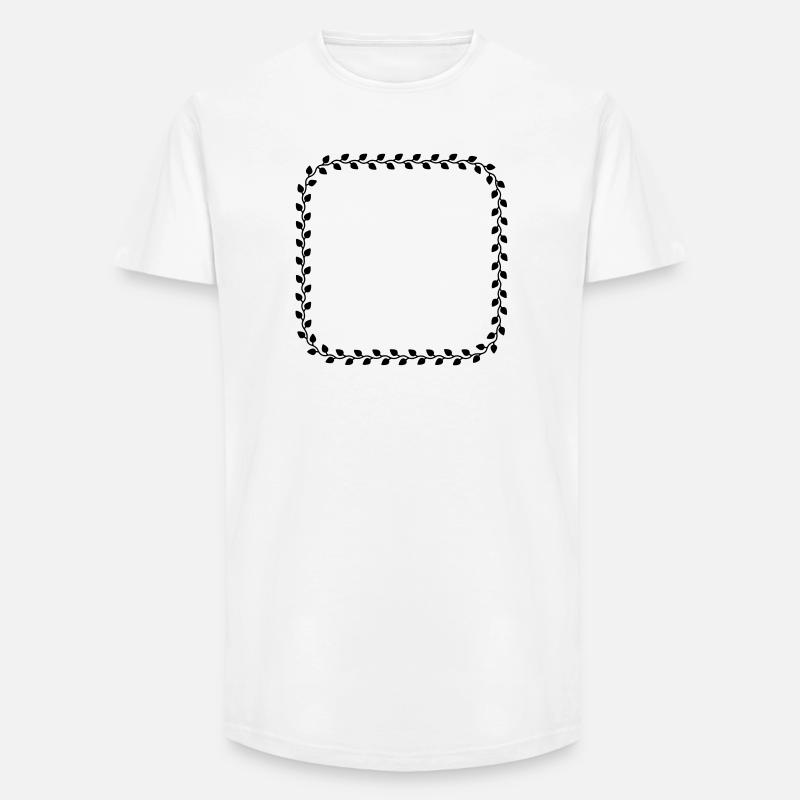 Rahmenblech - Long Fit Männer T-Shirt - Weiß