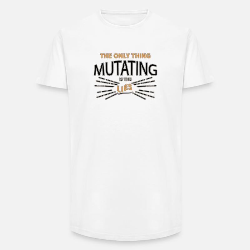 Spruch - Long Fit Männer T-Shirt - Weiß