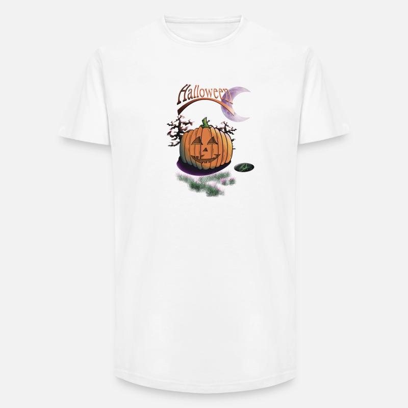 McA Halloween - Long Fit Männer T-Shirt - Weiß