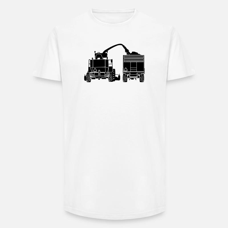 Corn chopper - Long Fit Men's T-Shirt - white