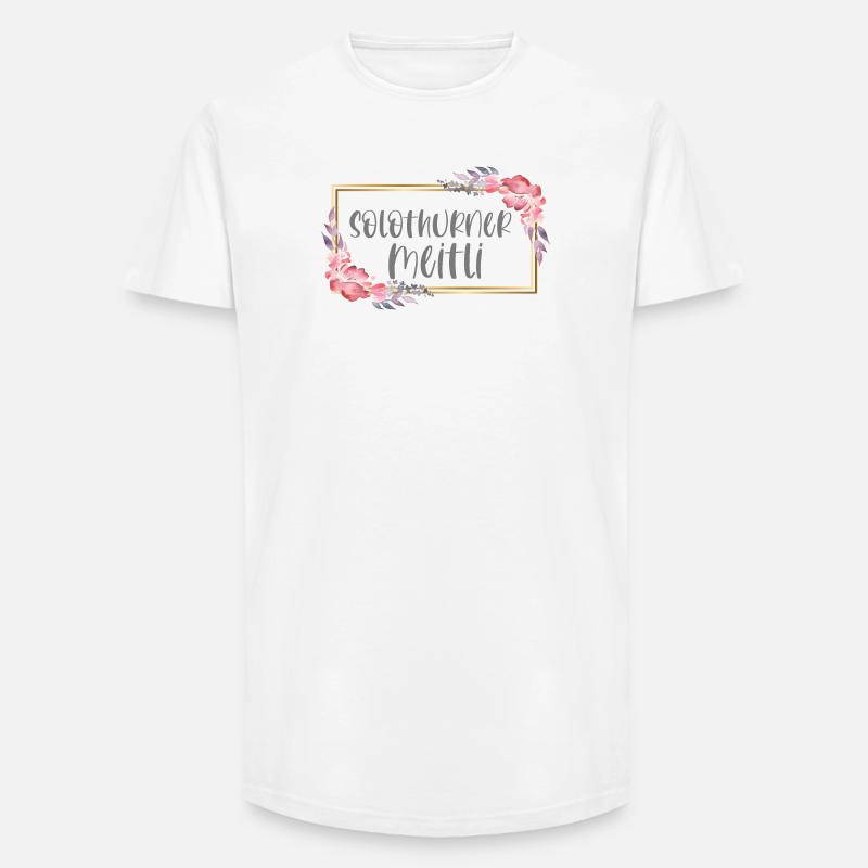 Schweiz Solothurn Mädchen Heimat Geschenk - Long Fit Männer T-Shirt - Weiß