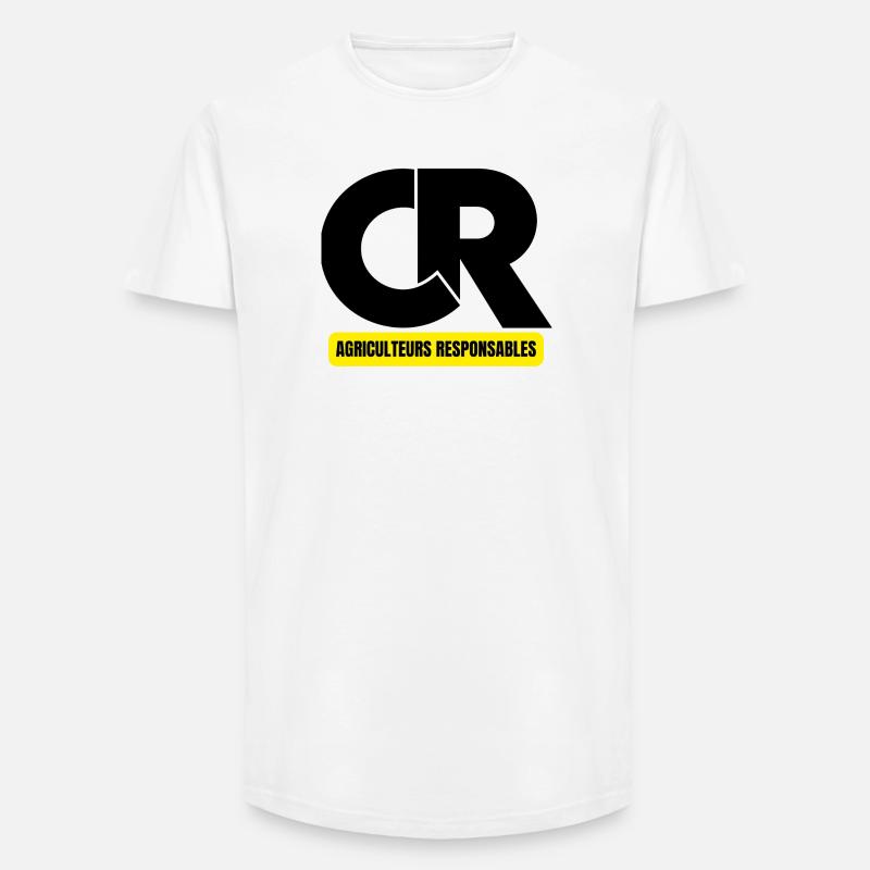 Landwirte, Bauer, Bauer, Bauer - Long Fit Männer T-Shirt - Weiß