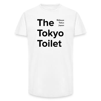 the tokyo toilet project - Long Fit Men's T-Shirt - white - Front - AI Model Male 185 light (185cm)