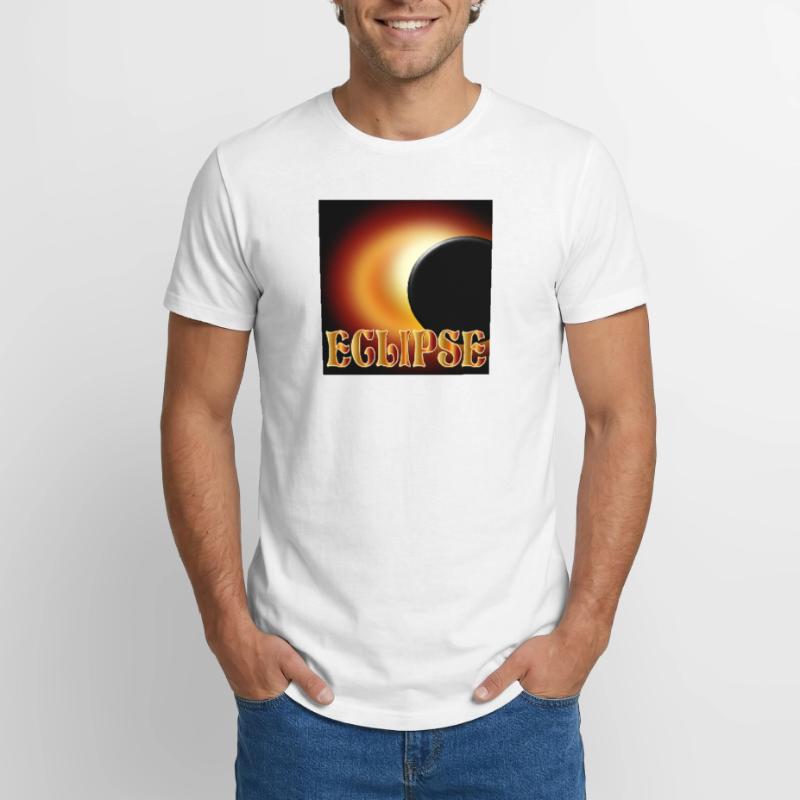 SOLAR ECLIPSE ECLIPSE ASTRONOMY Long Fit Men's T-Shirt