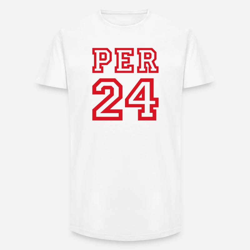 Peru - Long Fit Männer T-Shirt - Weiß