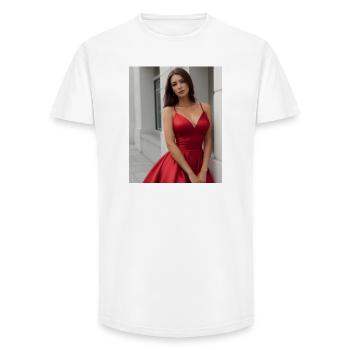 Beauty & Feminine Style - Long Fit Men's T-Shirt - white - Front - AI Model Male 185 light (185cm)