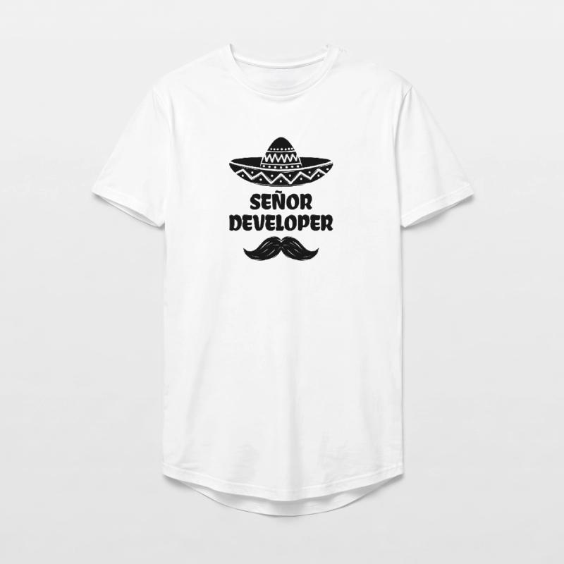 Developer Statement Skripting Dev Computerfreak Long Fit Männer T-Shirt