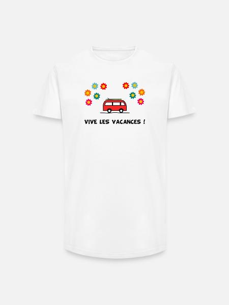 DAD. GRANDPA. FATHER'S DAY. MISTRESS. MASTER - Long Fit Men's T-Shirt - white