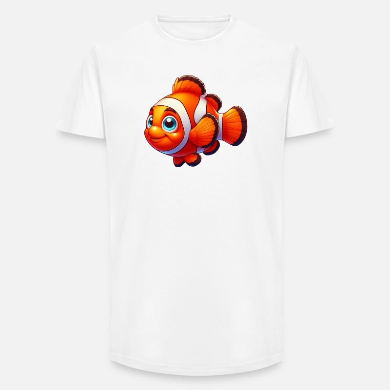 Clownfische - Long Fit Männer T-Shirt - Weiß