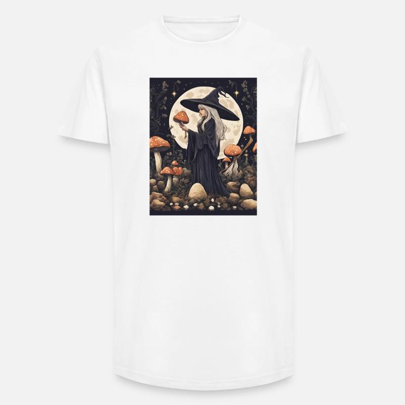 MinervaShop - Long Fit Männer T-Shirt - Weiß