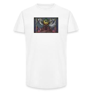 Throne of Chaos - Cartoon Royalty - Long Fit Men's T-Shirt - white - Front - AI Model Male 185 light (185cm)