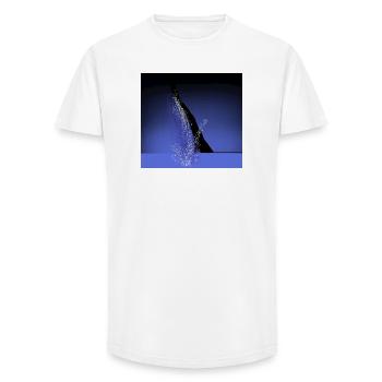 Encounter of the Deep - Long Fit Men's T-Shirt - white - Front - AI Model Male 185 light (185cm)