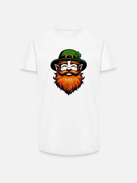 Irish Leprechaun Ireland - Long Fit Men's T-Shirt - white