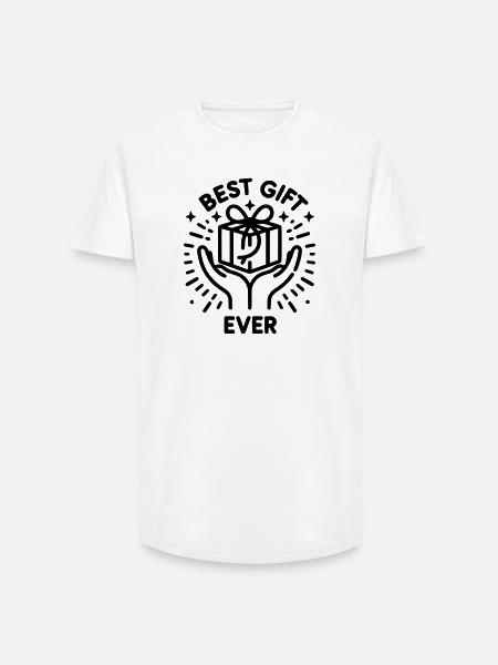 Best Gift Ever - Timeless Edition - Long Fit Männer T-Shirt - Weiß