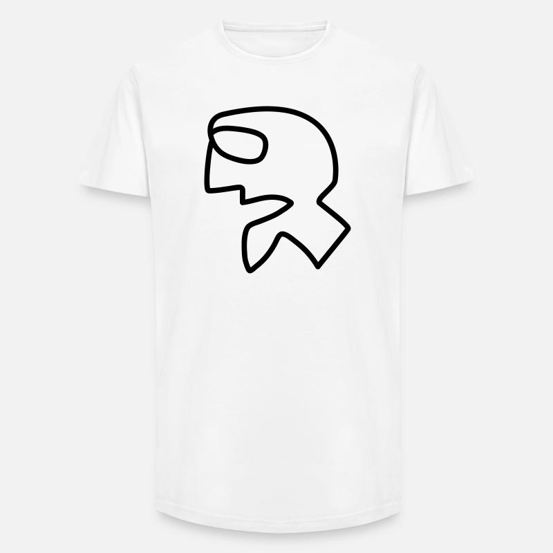 03 Ursprünglich - Long Fit Männer T-Shirt - Weiß