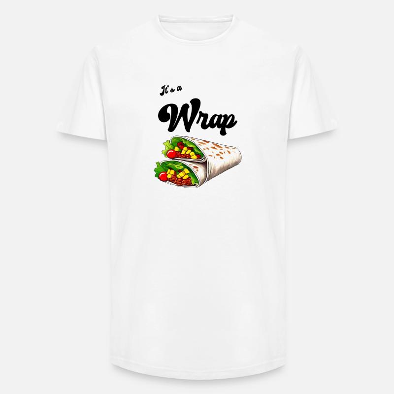 It's a wrap - Long Fit Männer T-Shirt - Weiß