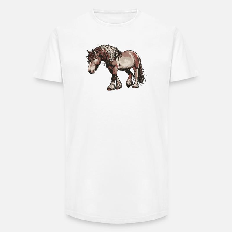 Trot Your Own Path - Long Fit Männer T-Shirt - Weiß