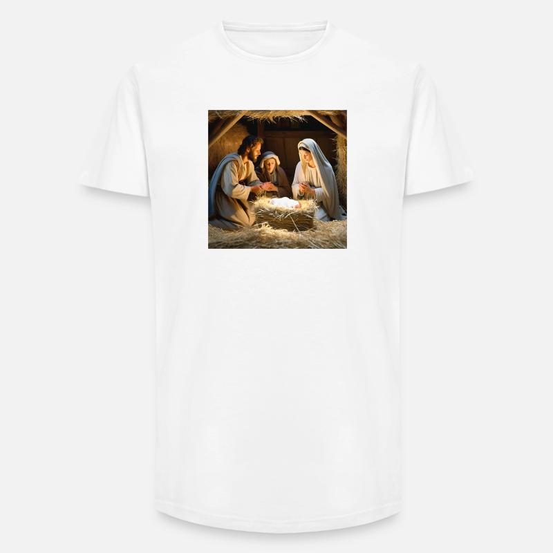 katholisch, jesus christus, messe, christlich - Long Fit Männer T-Shirt - Weiß