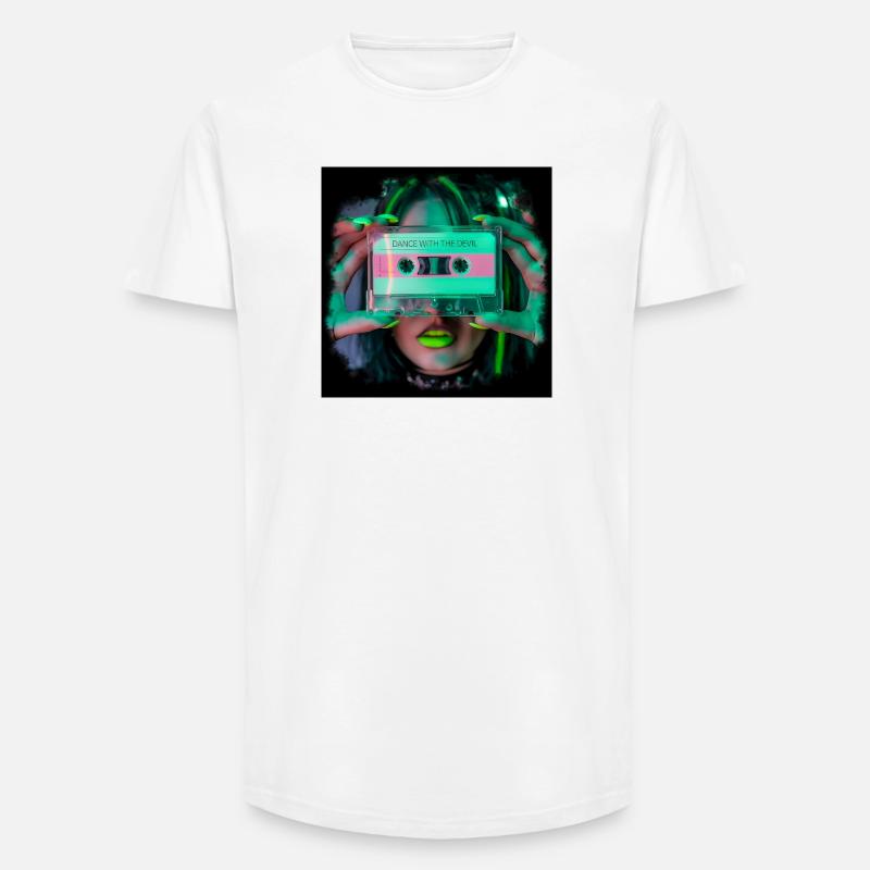 Dance with the Devil - Long Fit Männer T-Shirt - Weiß