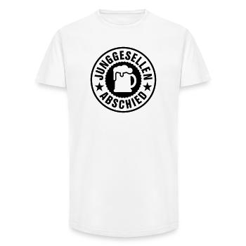 Bachelor Party Beer - Long Fit Men's T-Shirt - white - Front - AI Model Male 185 light (185cm)