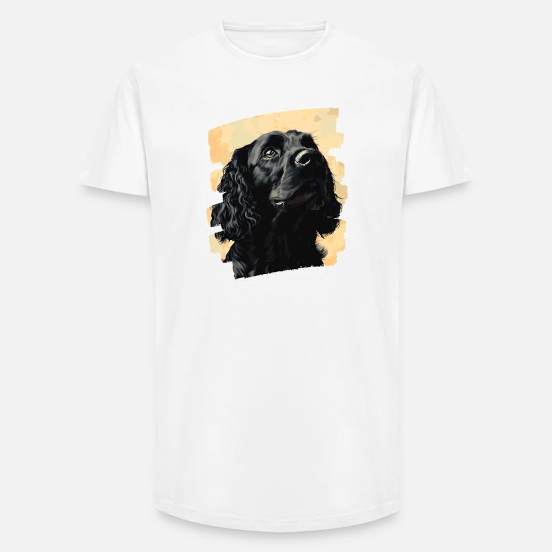 Cocker Spaniel - Long Fit Männer T-Shirt - Weiß