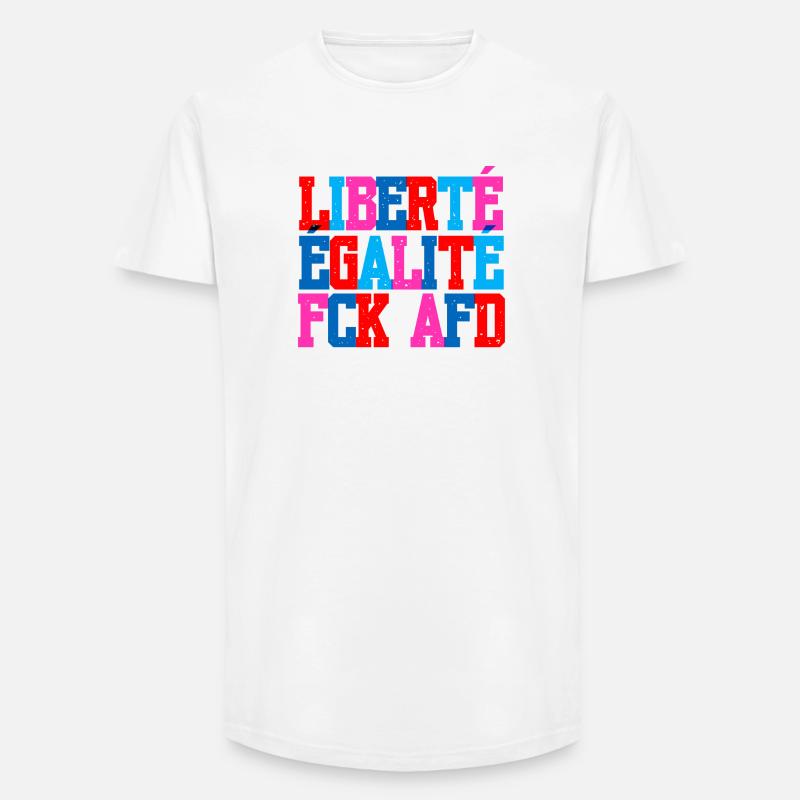 Ich bin so frei - Long Fit Männer T-Shirt - Weiß