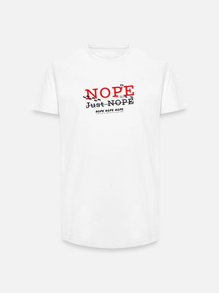 Verspielter Geister-Print für Kinder - Long Fit Männer T-Shirt - Weiß