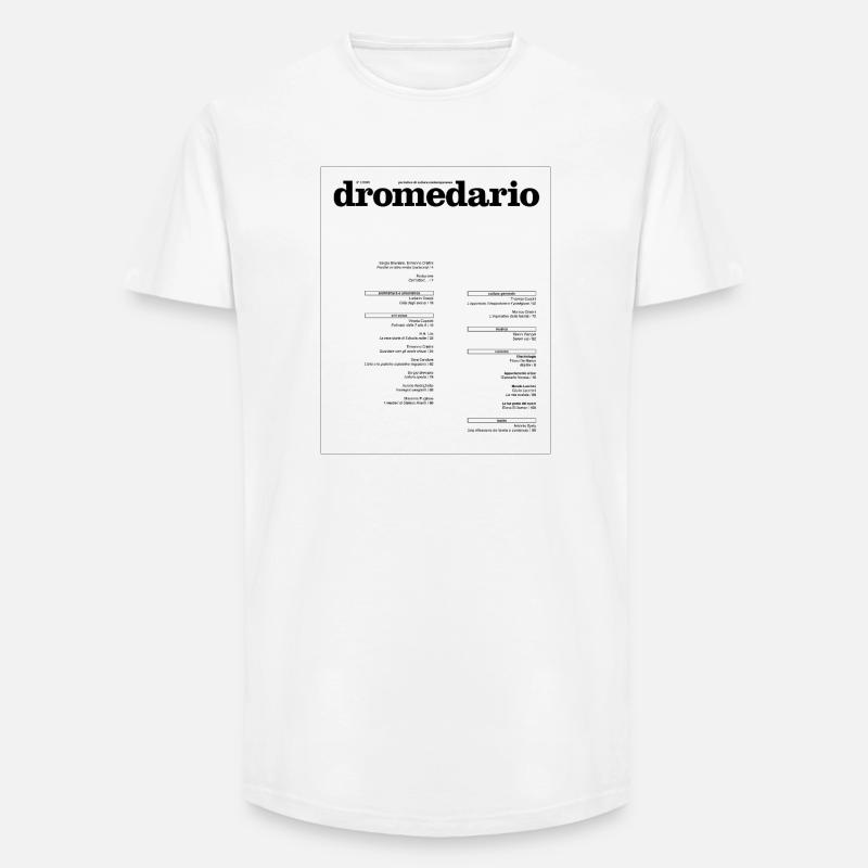 Dromedar 1 - Long Fit Männer T-Shirt - Weiß
