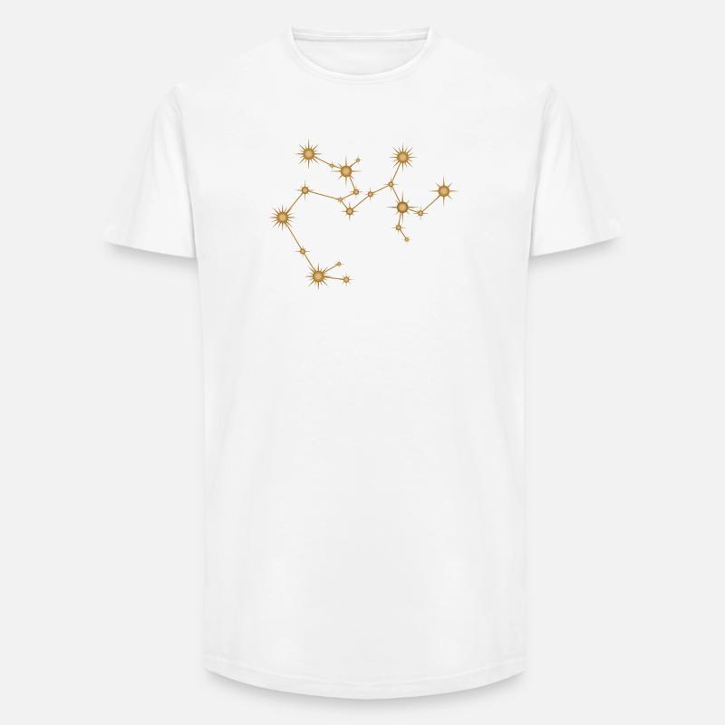 Sternbild Schütze Sternzeichen Sternzeichen - Long Fit Männer T-Shirt - Weiß