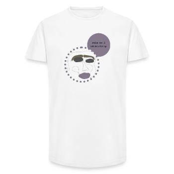 talk about feelings 2 - Long Fit Men's T-Shirt - white - Front - AI Model Male 185 light (185cm)