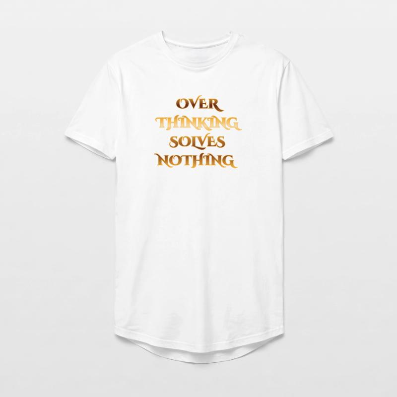 Conception de devis supérieure - Réflexion excessive T-shirt coupe longue homme