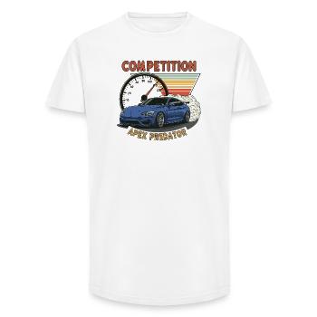 Voiture de drift de compétition - T-shirt coupe longue homme - blanc - Devant - AI Model Male 185 light (185cm)