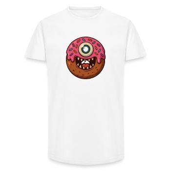 Fearless Monster Balloon with Eyes - Long Fit Men's T-Shirt - white - Front - AI Model Male 185 light (185cm)