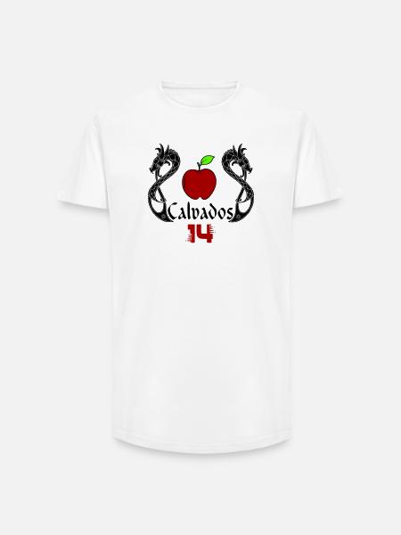 Calvados 14 - Long Fit Men's T-Shirt - white