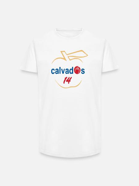 Calvados 14 - Long Fit Men's T-Shirt - white