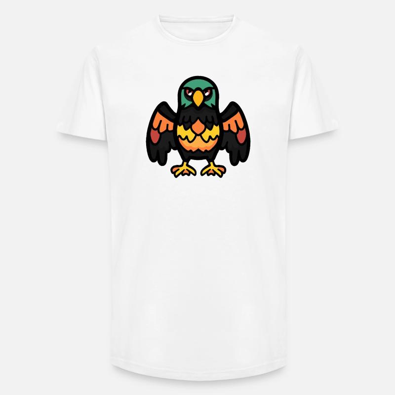 Eagle Halloween Comic Funny - Long Fit Men's T-Shirt - white